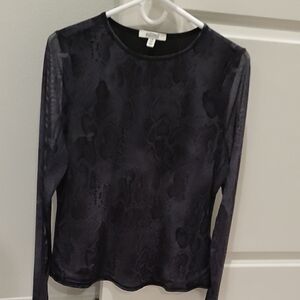 Elegant Black Long Sleeve Top